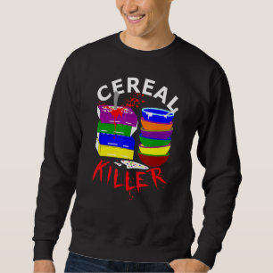 Sudadera Cereales de Vintage Asesinos Alimentos Pun Cereal 
