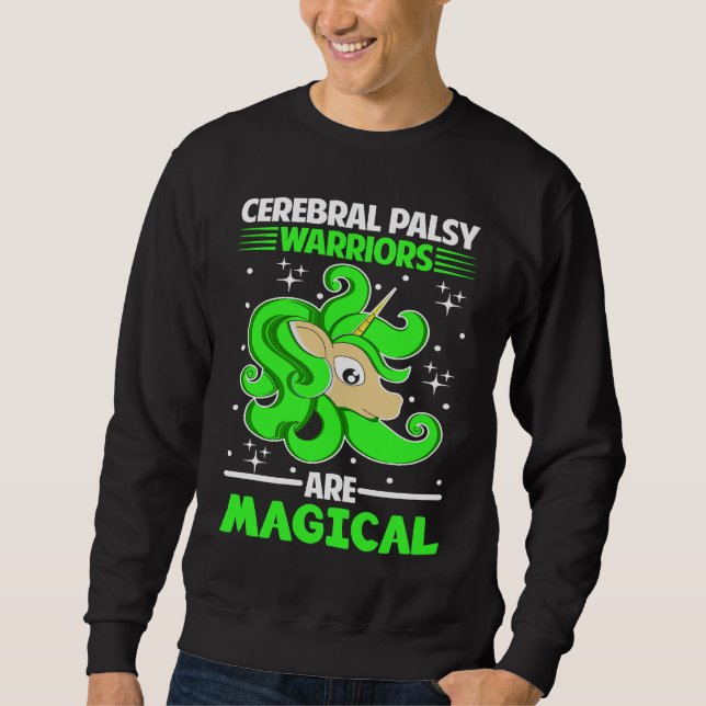 Sudadera Cerebral Palsy Warriors Are Magical Unicorn (Anverso)