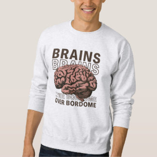 Sudadera Cerebros Sobre Aburrimiento