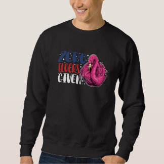 Sudadera Cero Bandadas Dadas  Animal  Flamenco Para Hombres