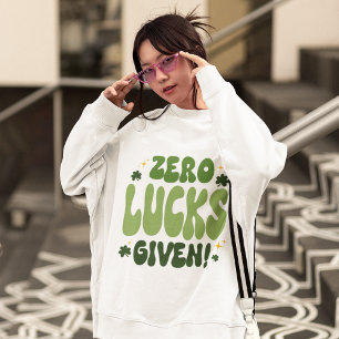 Sudadera Cero burlas dan camiseta de San Patricio