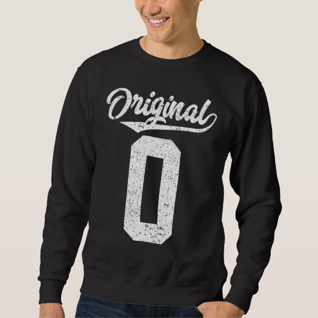 Sudadera cero o 0 (Anverso)