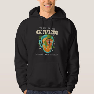 Sudadera Cero Suerte Dada Divertido Día de San Patricio St