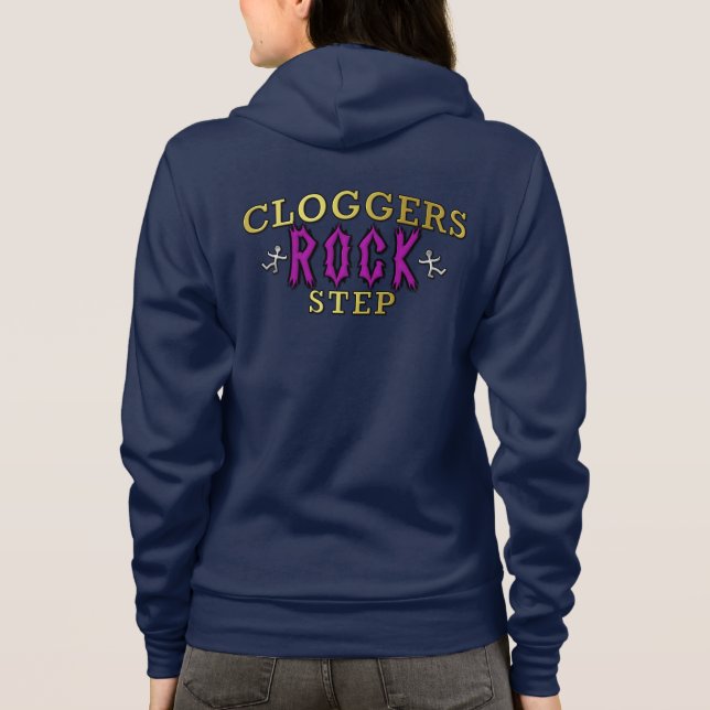 Sudadera Cerrando Cloggers Rock Step Doble cara (Reverso)