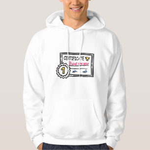 Sudadera Certificado de Papá del Año premio del Día del Pad