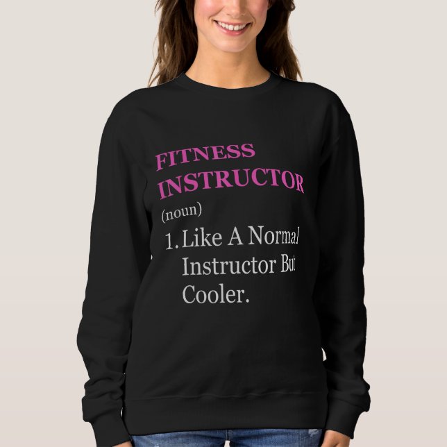 Sudadera Certified fitness instructor appreciation dance gy (Anverso)