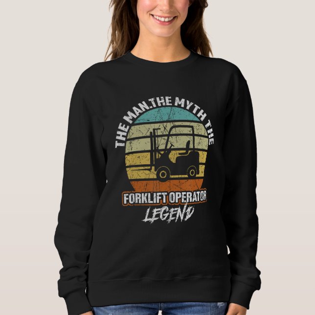 Sudadera Certified Forklift Grandpa (Anverso)