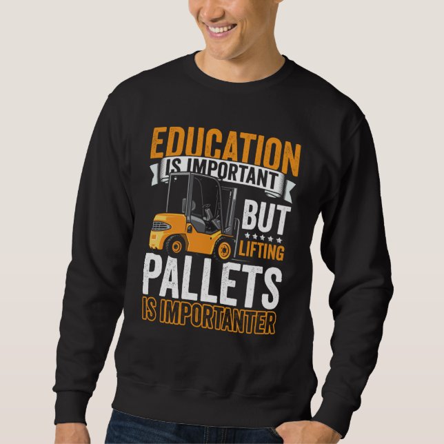 Sudadera Certified Forklift Operator Forklift Driver Quote  (Anverso)