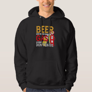 Sudadera Cerveza ahora más barata que beber gas no conduce