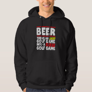 Sudadera Cerveza Convierte Un Buen Juego De Golf En Un Gran