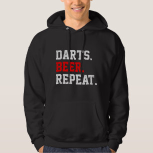 Sudadera Cerveza de Cerveza de Dart Repetir Dart Player Dar