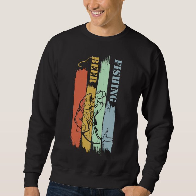 Sudadera Cerveza de pesca (Anverso)