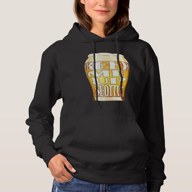Sudadera Cerveza Me Arriba Scotty (Anverso)