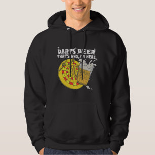 Sudadera Cerveza Mens Darts cerveza por eso estoy aquí apun