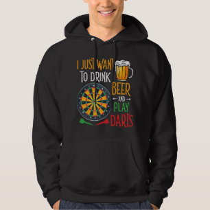 Sudadera Cerveza que solo quiero beber cerveza y jugar a da