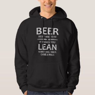 Sudadera Cerveza te hace inclinarte contra bares cervecería