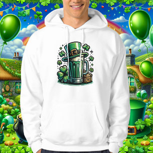 Sudadera Cerveza verde y Gorra Leprechaun