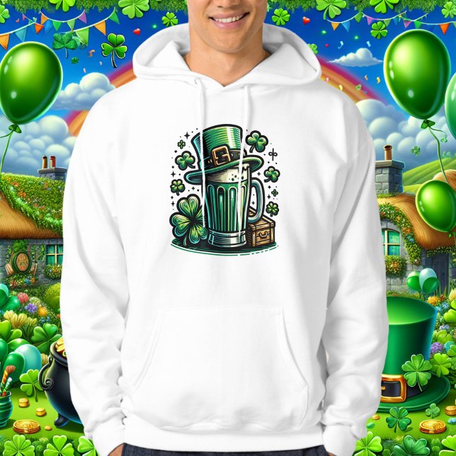 Sudadera Cerveza verde y Gorra Leprechaun (Subido por el creador)