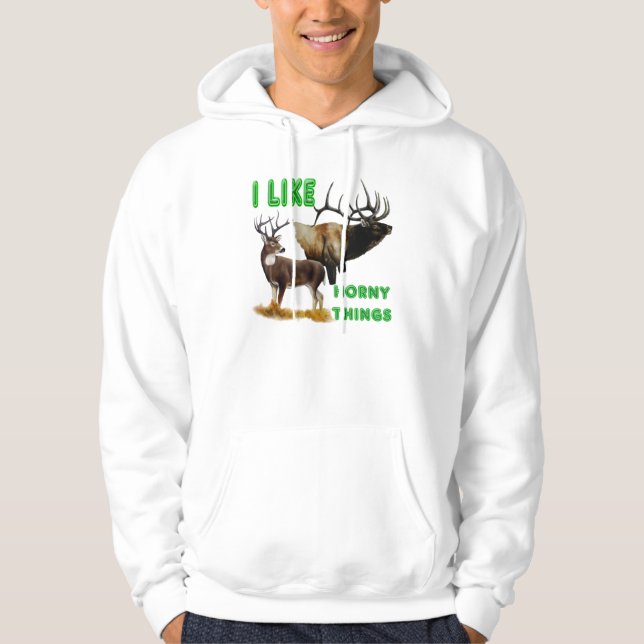 Sudadera Cerveza y alce (Anverso)