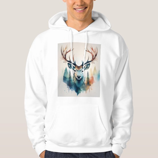 Sudadera Cerveza y bosque (Anverso)