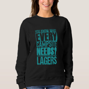 Sudadera Cerveza y camping Lover u2013 Funny Lager Fan Sarc