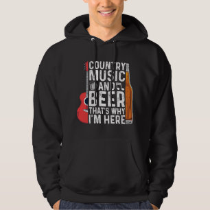 Sudadera Cerveza y música campestre por eso estoy aquí