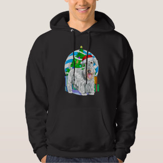 Sudadera Cesky Terrier Dog Santa Decoración de árbol de Nav