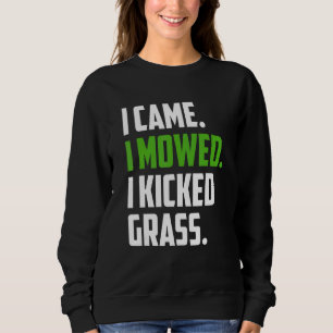 Sudadera Césped de hierba cocida cortadora de césped Mow La