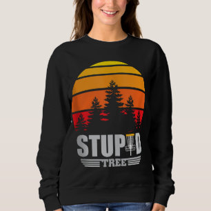 Sudadera Cesta de Golf de disco Estúpido Árbol Frisbee Vint