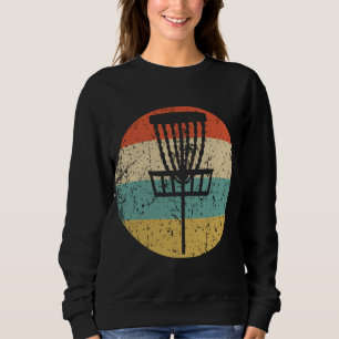 Sudadera Cesta de golf de disco retro de disco de disco con