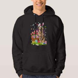 Sudadera Cesta de Huevos de Pascua de Perro Cute Bunny Gold