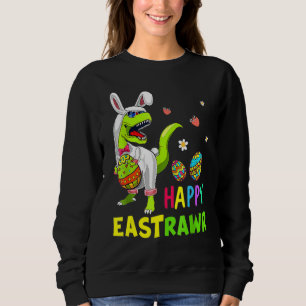 Sudadera Cesta de Pascua Conejo Dinosaurio Huevo T Niños Re