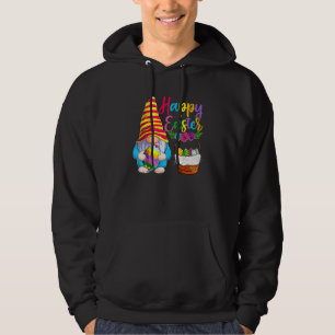 Sudadera Cesta divertida de huevo de conejo feliz conejo de