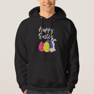 Sudadera Cesta feliz de huevos de conejo de Pascua