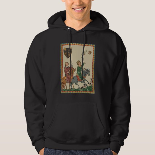 Sudadera Cetrería, Códice Manesse del siglo XIV (Anverso)