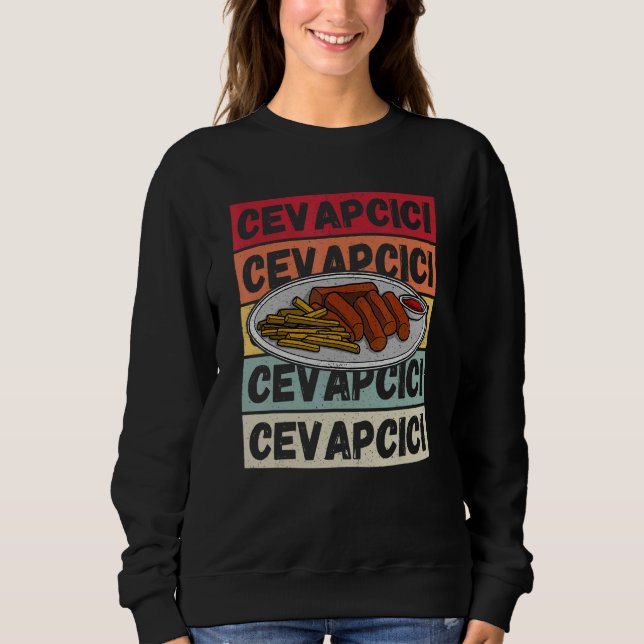 Sudadera Cevapcici Kebab Balkan cuisine 12 (Anverso)