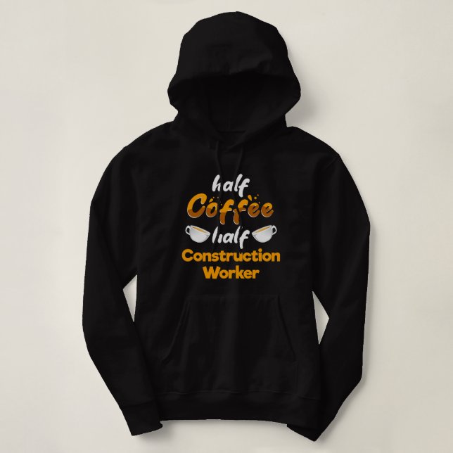 Sudadera CF Café mitad café mitad trabajo de construcción d (Diseño del anverso)