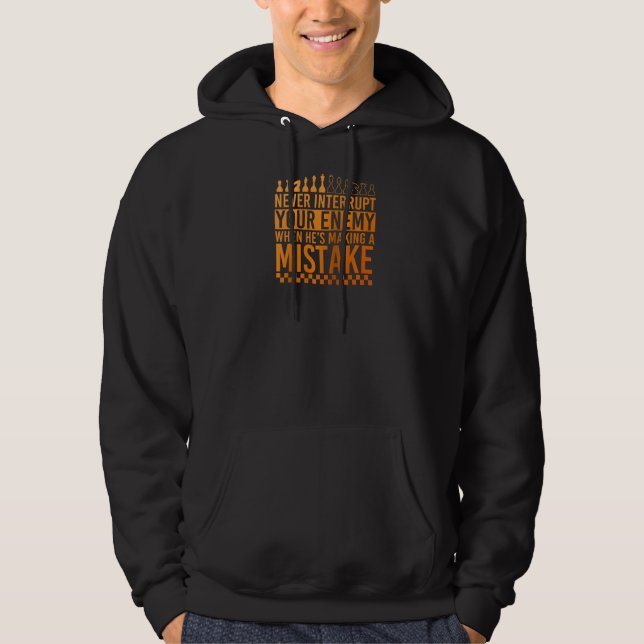 Sudadera Ch juego de tablero de ajedrez para el gran maestr (Anverso)