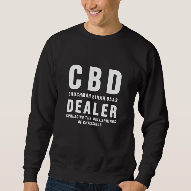 Sudadera Chabad Cbd Dealer Difundiendo Los Judíos (Anverso)