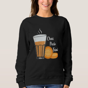 Sudadera Chai Peelo Friends Funny Hinidi Meme Chai Tea Bisc