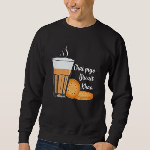 Sudadera Chai Piyo Biscuit Khao Hindi Chai Tea Citas