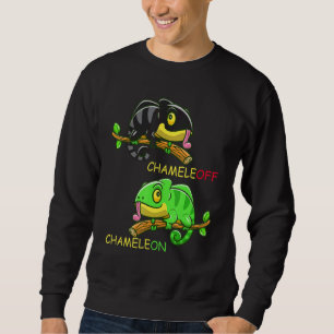 Sudadera Chameleon Chameleon Lizard Chiste Reptiles