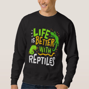 Sudadera Chameleon Lizard Iguana Reptiles Terrarium