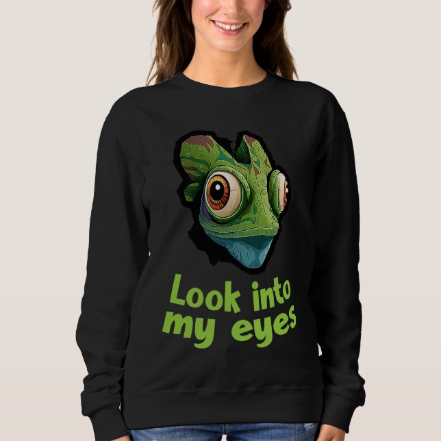 Sudadera Chameleon  Look Itno My Eyes Chamaeleonidae  2 (Anverso)