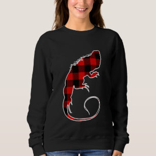 Sudadera Chameleon Red Buffalo Plaid Lizard Mating Pj Fam