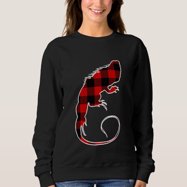 Sudadera Chameleon Red Buffalo Plaid Lizard Mating Pj Fam (Anverso)