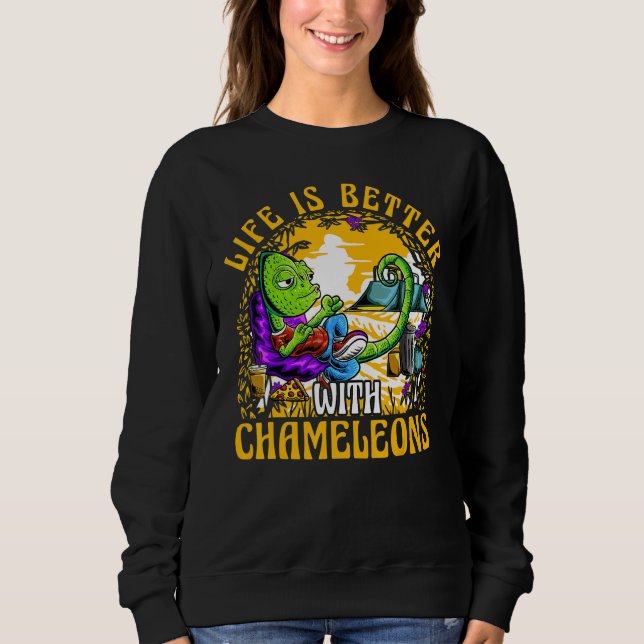 Sudadera Chameleon  Saying 1 (Anverso)