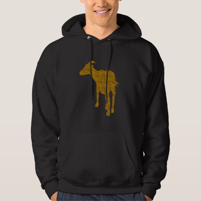 Sudadera Chamois Para Mujeres Chica Goat Antelope Animal (Anverso)
