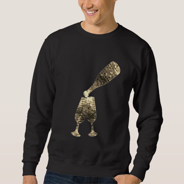 Sudadera Champagne Genial Para Mamá (Anverso)