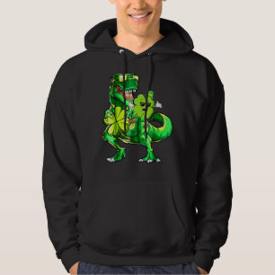Sudadera Chamrock Riding Dinosaur T Rex St Patricks Day Boy